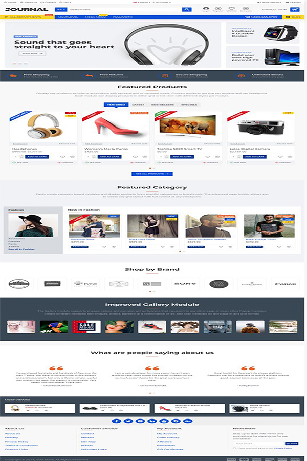 Electric Shopping Website